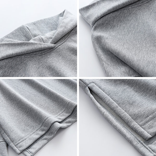 Ženski sweatshirt - čisti model sa kapuljačom