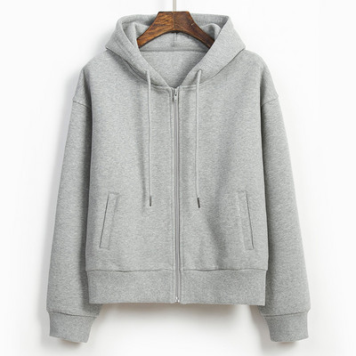 Novi model casual ženske majice s kapuljačom i kopčanjem na patent