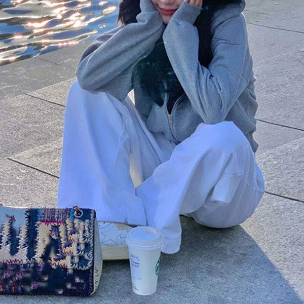 Novi model casual ženske majice s kapuljačom i kopčanjem na patent