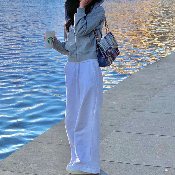 Novi model casual ženske majice s kapuljačom i kopčanjem na patent