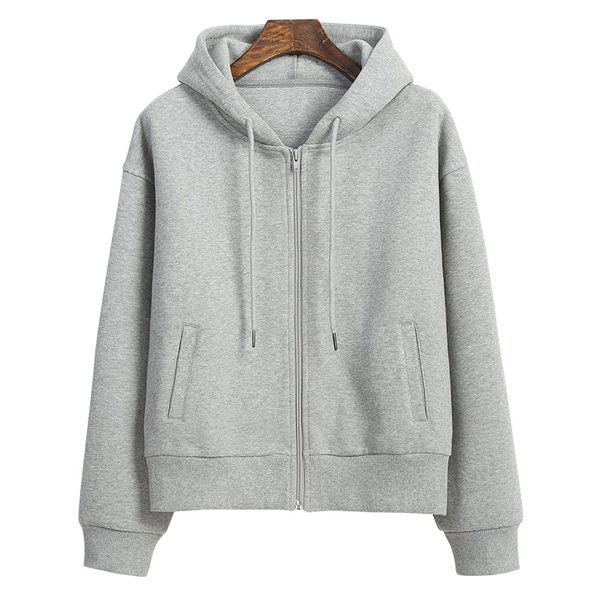 Novi model casual ženske majice s kapuljačom i kopčanjem na patent