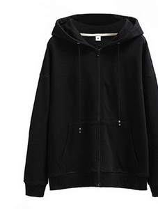 Αθλητικό φούτερ για καθημερινή χρήση με κορδόνια και φερμουάρ