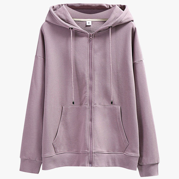 Αθλητικό φούτερ για καθημερινή χρήση με κορδόνια και φερμουάρ