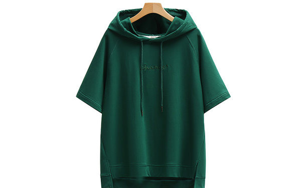 Ženska ležerna majica s kapuljačom 3/4 rukava