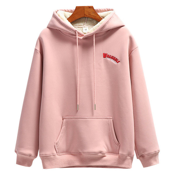 Női, kétszínű, húzózsinóros kapucnis alkalmi pulóver