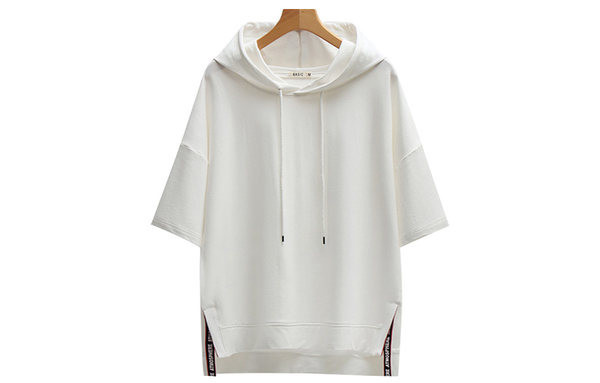 Alkalmi női 3/4 ujjú kapucnis pulóver megkötős