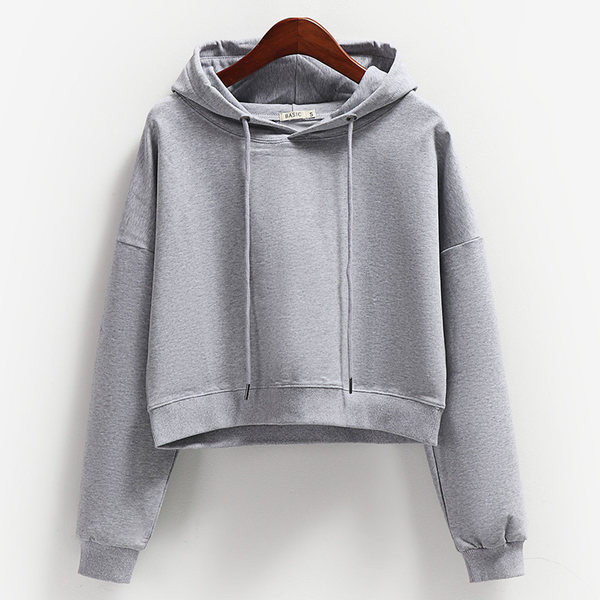 Erinevates värvitoonides vabaaja pullover naistele kapuutsi ja lipsudega