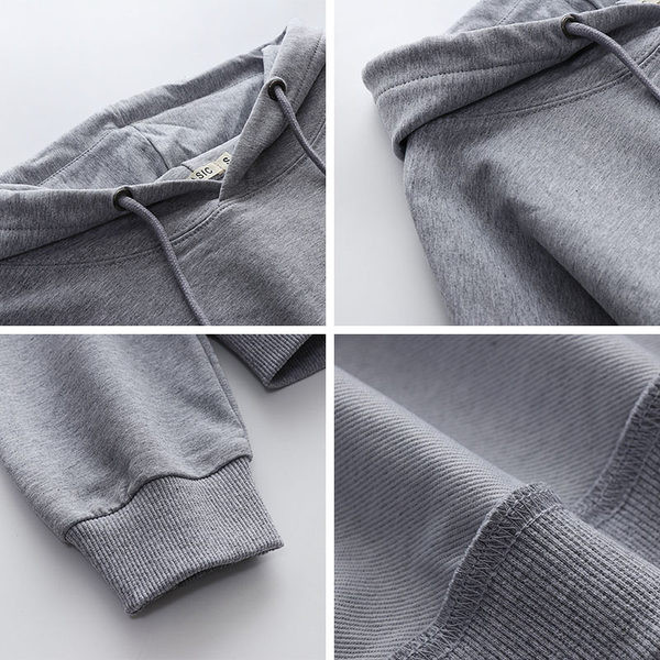 Erinevates värvitoonides vabaaja pullover naistele kapuutsi ja lipsudega