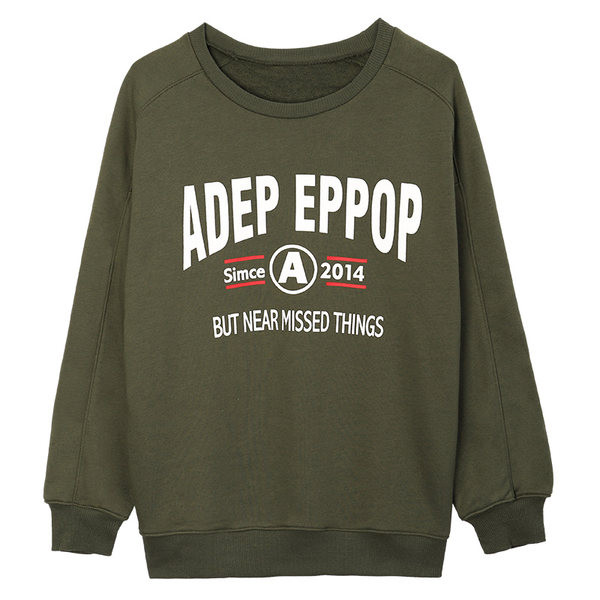 Naiste sportlik dressipluus laia pealdisega mudel