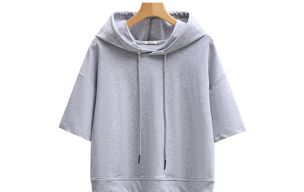 Alkalmi, 3/4 ujjú kapucnis női pulóver