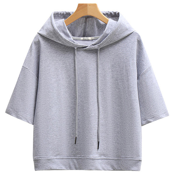 Alkalmi, 3/4 ujjú kapucnis női pulóver