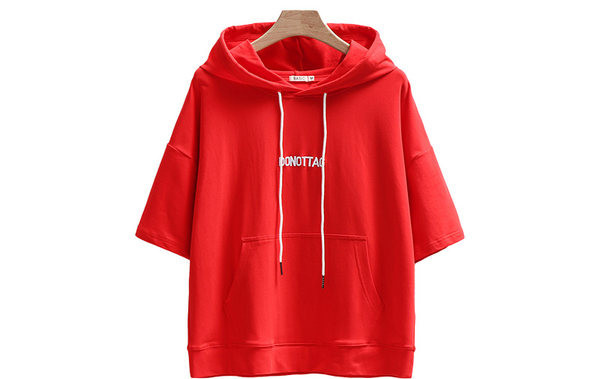 Egyszínű rövid ujjú alkalmi női pulóver