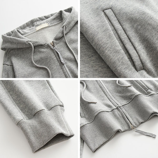 Naiste dressipluusid kapuutsiga ja taskuga – lukuga suletav