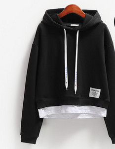 Női tavaszi kapucnis pulóver logóval