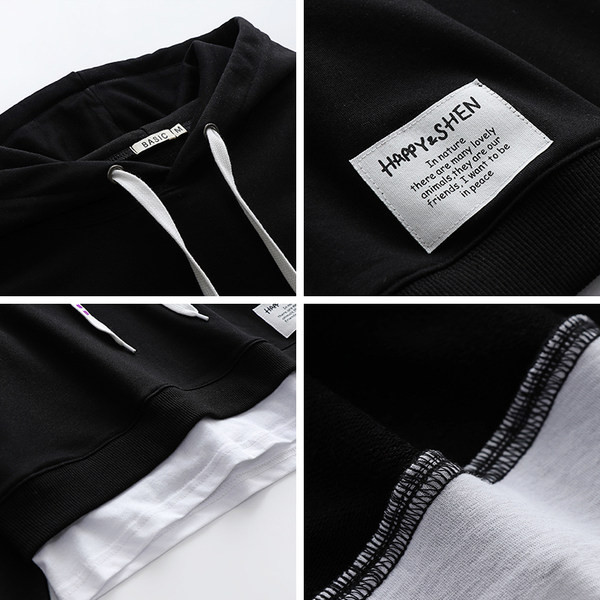 Női tavaszi kapucnis pulóver logóval