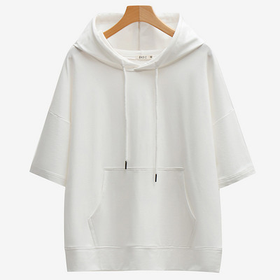 Γυναικείο φούτερ σε διάφορα χρώματα με κοντό μανίκι