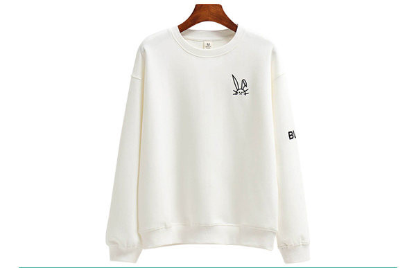 Ženski sweatshirt - široki model s V izrezom