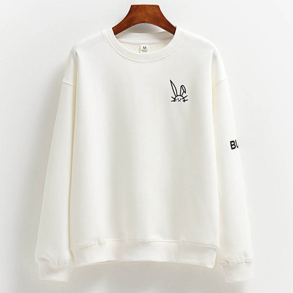 Ženski sweatshirt - široki model s V izrezom