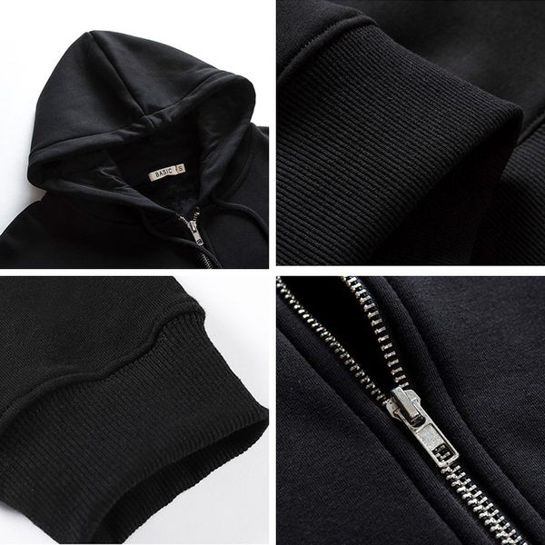 Tiszta modell női pulóver vastag béléssel és kapucnival