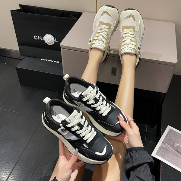 Γυναικεία αθλητικά παπούτσια από οικολογικό δέρμα Lace Up