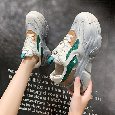 Дамски ежедневни маратонки с груба подметка