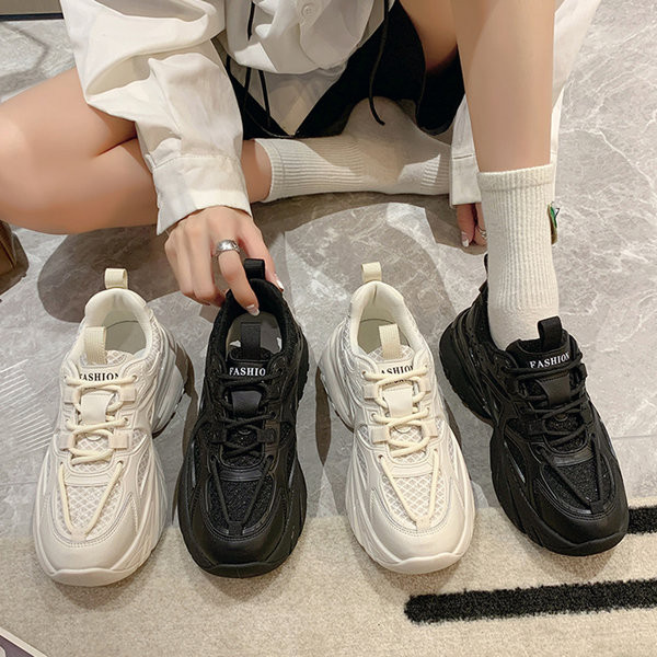 Női Lace Up Eco bőr alkalmi sportcipő