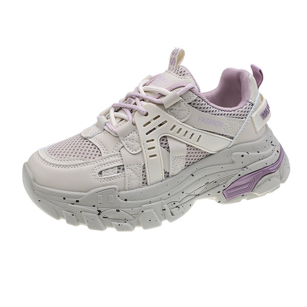 Női alkalmi tornacipő kétszínű fűzővel