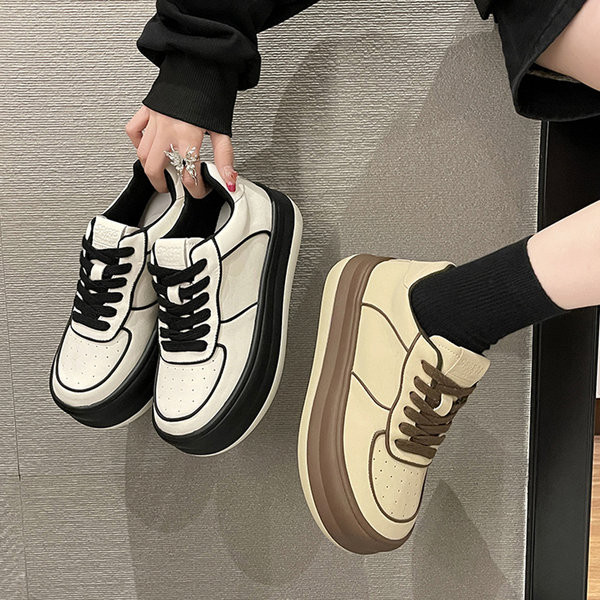 Női tornacipő - fűzős két színben