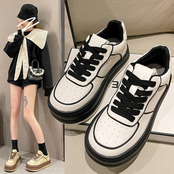 Női tornacipő - fűzős két színben