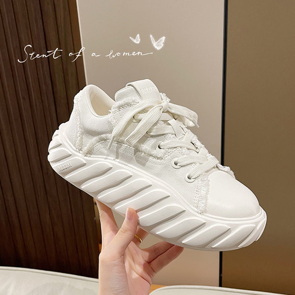 Női alkalmi cipő durva talppal