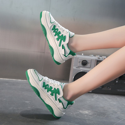 Casual γυναικεία sneakers - με ψηλή σόλα