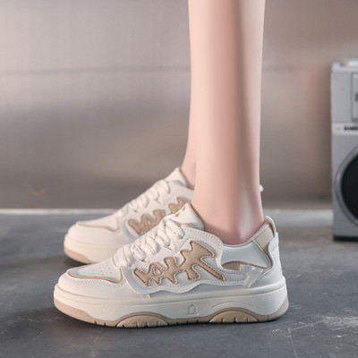 Casual γυναικεία sneakers - με ψηλή σόλα