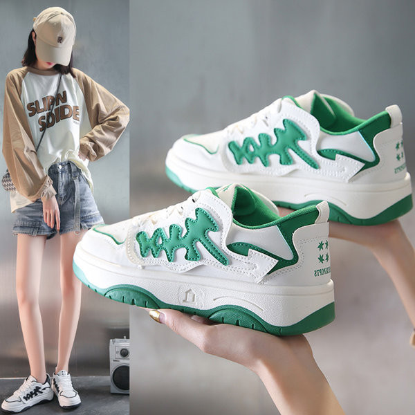 Casual γυναικεία sneakers - με ψηλή σόλα