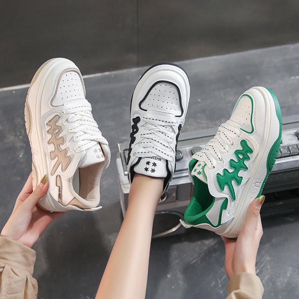 Casual γυναικεία sneakers - με ψηλή σόλα