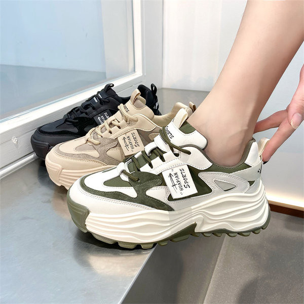 Casual sneakers πλατφόρμα για γυναίκες