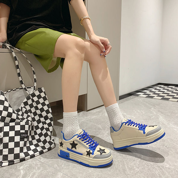 Ženske casual tenisice sa šarenim vezicama