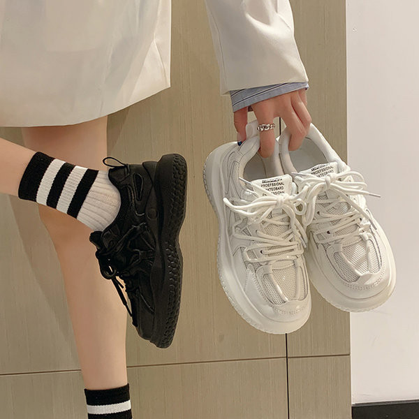 Ženske ležerne tenisice na vezanje s udobnim potplatom