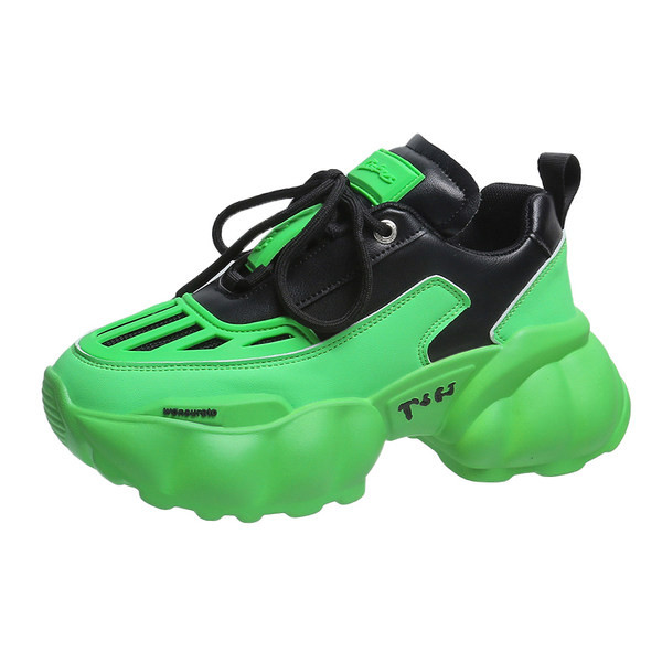 Naiste vabaaja nööriga platvormtossud