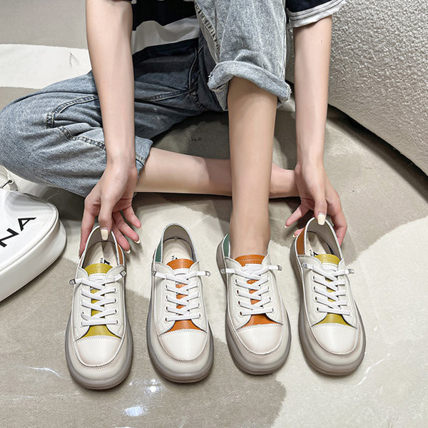 Casual ženske cipele - s ravnim potplatom