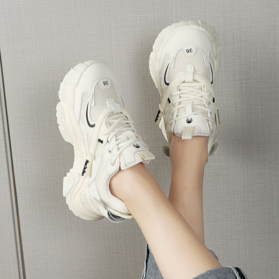 Uued kahes värvitoonis hingava võrguga naiste tossud