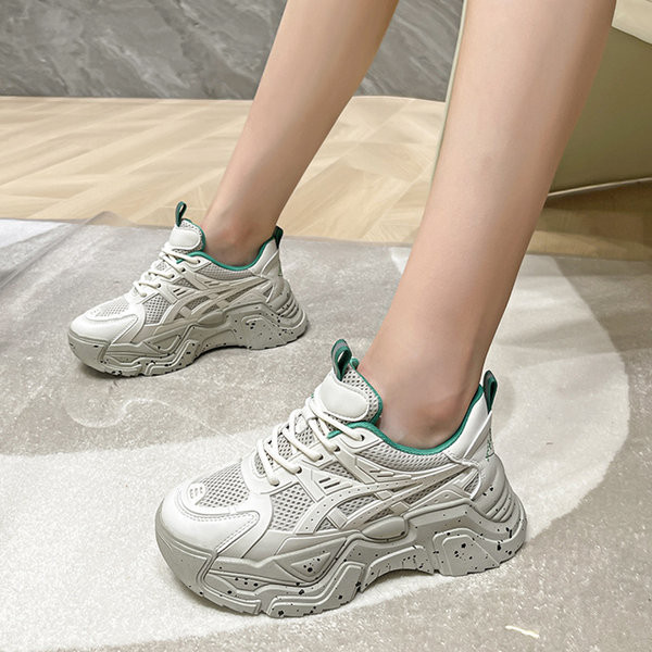 Moteriški laisvalaikio tinkliniai sportbačiai su platforma