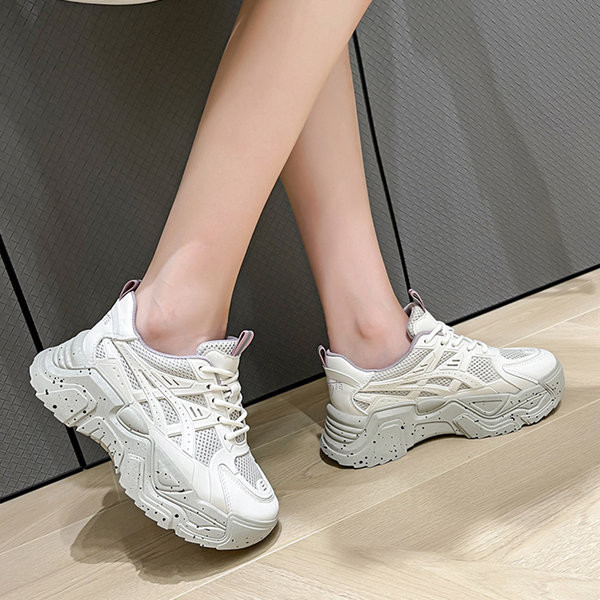 Moteriški laisvalaikio tinkliniai sportbačiai su platforma