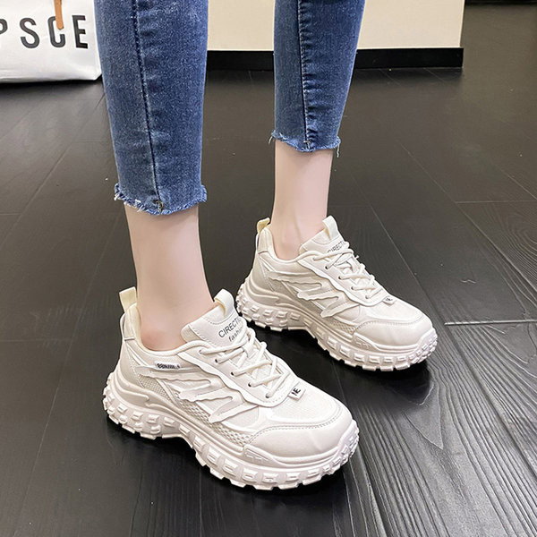 Nauji moteriški sportbačiai - dviejų spalvų su tinkleliu