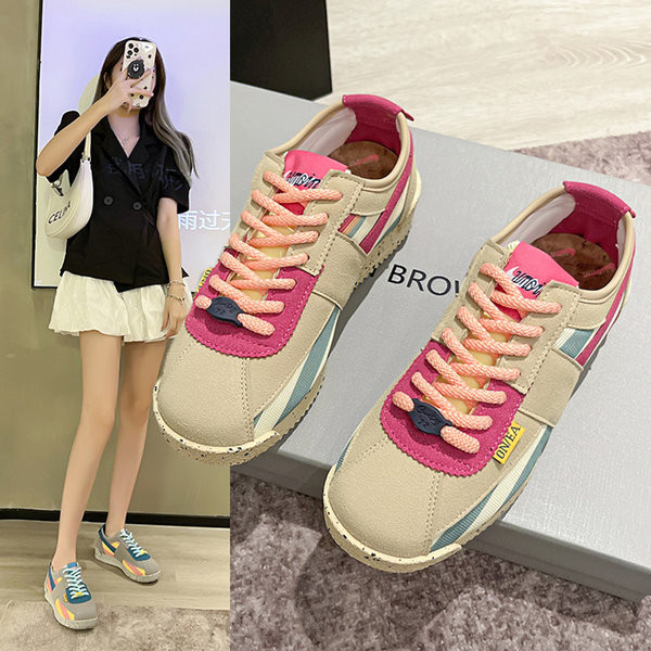 Įvairių spalvų moteriški laisvalaikio sportbačiai