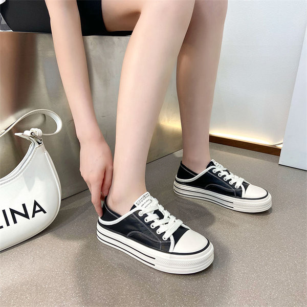 Nauji dviejų spalvų moteriški drobiniai sportbačiai