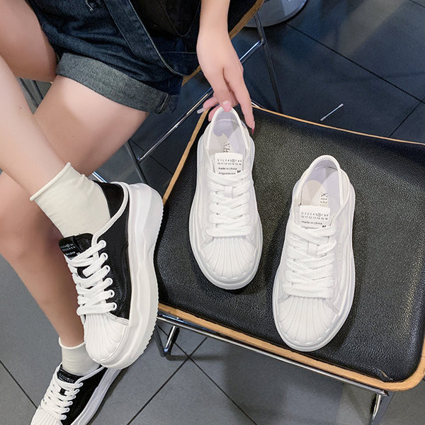 Nauji madingi dviejų spalvų moteriški sportbačiai