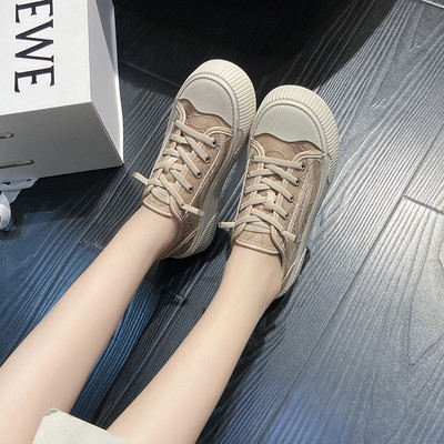 Γυναικεία casual sneakers με κορδόνια