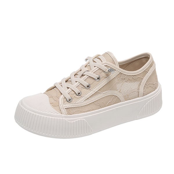 Γυναικεία casual sneakers με κορδόνια