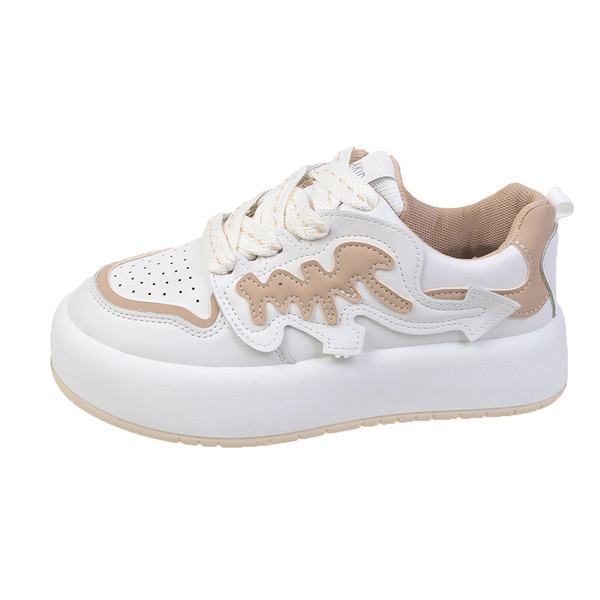 Sportiški moteriški apvalūs eko odos sportbačiai