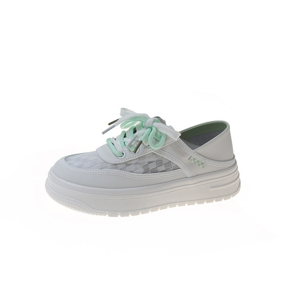 Moteriški laisvalaikio sportbačiai su dviejų atspalvių raišteliais